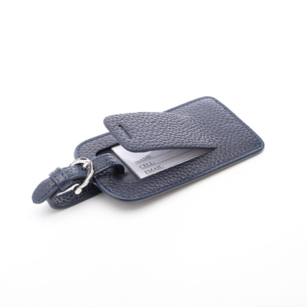 Brand New ROYCE NEW YORK SIGNATURE LUGGAGE TAG |  NAVY